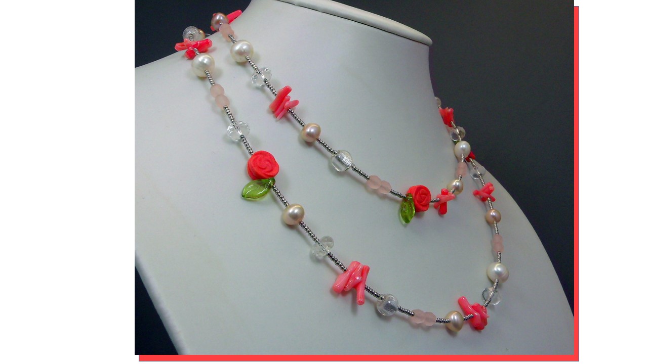 さんごのバラ斜め